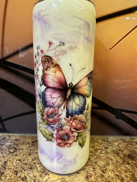 Purple Marble Butterfly on