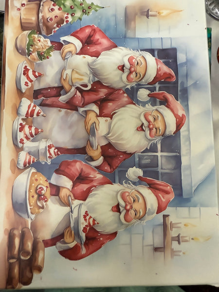 Santa Glass Libby Gift box