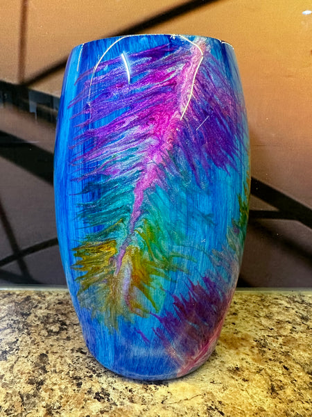 Feathers 20oz Football tumbler