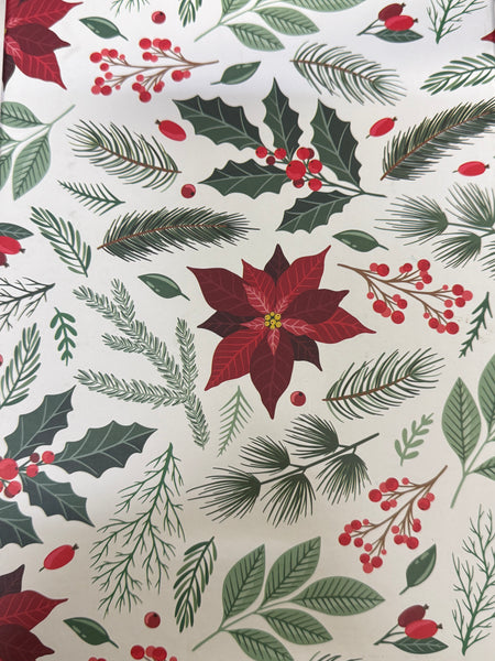 Poinsettia Gift Box