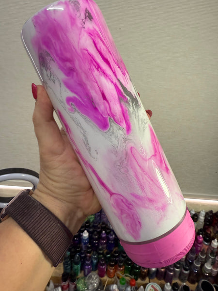 20oz Pink Speaker Tumbler Grab a spot
