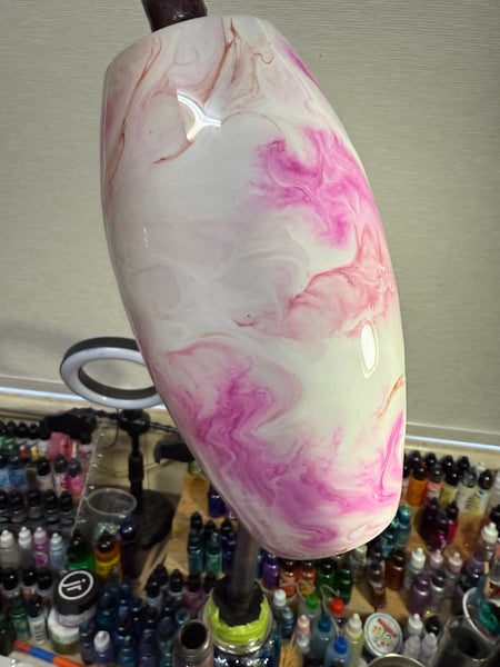 Blush Glass Vase Waffle/Raffle